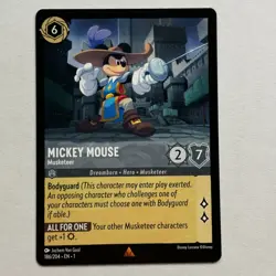 Mickey Mouse 186/204 Disney Lorcana The First Chapter Regular Rare Card NM - Image 1