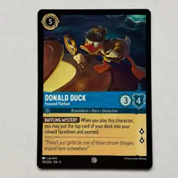 Donald Duck 155/204 Disney Lorcana Shimmering Skies Regular Common Card NM - Image 1
