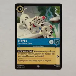 Pepper 167/204 Disney Lorcana Archazia's Island Regular Common Card NM - Image 1