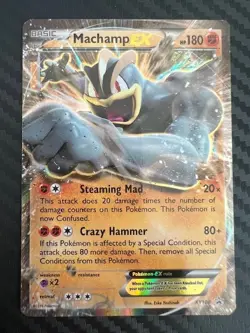 Pokemon TCG Machamp EX XY Black Star Promos XY108 Holo Promo MP/HP - Image 1
