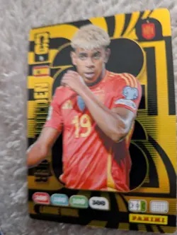 Lamine Yamal "Golden Baller" trading card from the Adrenalyn XL FIFA World Cup - Image 2