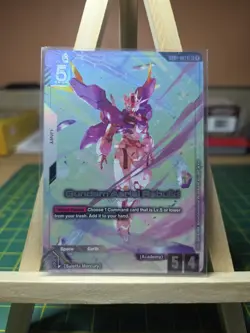Gundam Aerial Rebuild - GD01-067 LR+ Alt Art TCG English NM Newtype Rising Card - Image 1