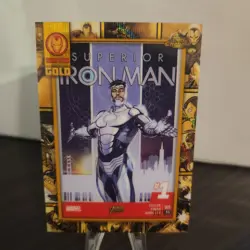 Marvel Topps Chrome 2025 Iron Man Gold - Superior Iron Man #1 IM-10 /50 - Image 1