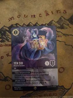 Disney Lorcana Yen Sid Enchanted Card 209/204 - Image 1