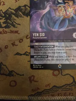 Disney Lorcana Yen Sid Enchanted Card 209/204 - Image 4