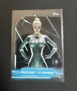 Topps 2026 Disney Chrome TRON: Legacy Tron Tek Card TRON-9 Quorra - Image 1