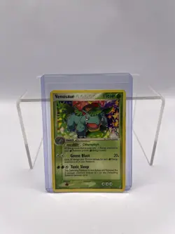 Pokemon TCG Venusaur Card 28/100 EX Crystal Guardians Non-Holo Rare MP - Image 1