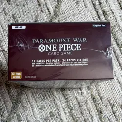 Bandai ONE PIECE Card Game Paramount War OP-02 English Booster Box 288 2023 - Image 3
