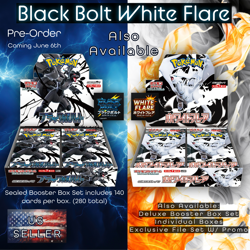 Black Bolt Deluxe Jumbo Booster Box Pre Order Pokemon SV11W/SV11B FREE SHIPPING - Image 4