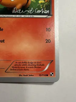 LP Tepig 15/114 2011 World Championships David Cohen Black White Pokemon card #2 - Image 4