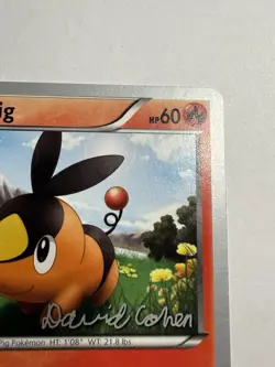 LP Tepig 15/114 2011 World Championships David Cohen Black White Pokemon card #2 - Image 5