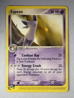 Espeon EX Sandstorm (E-reader) Pokemon TCG Card #16/100 MP - Image 1