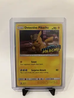 Detective Pikachu SM170 Holo (Stamped) Sun & Moon Promo Pokemon Card NM - Image 1