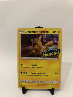 Detective Pikachu SM170 Holo (Stamped) Sun & Moon Promo Pokemon Card NM - Image 2