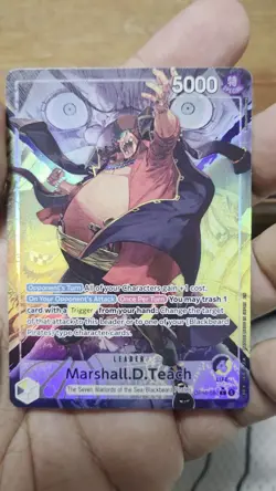 Marshall D. Teach (Alt Art) OP16-080 Leader The Time of Battle ONE PIECE ENGLISH - Image 2