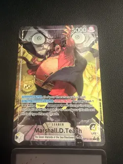 PACK FRESH DUO One Piece Marshall D. Teach OP16-080 Leader + DON!! Card Alt Art - Image 2
