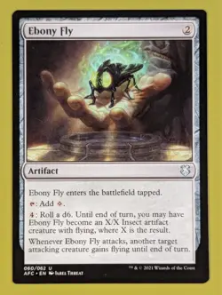 Ebony Fly x1 Adventures in the Forgotten Realms Commander 1x MTG - Image 1
