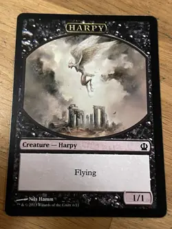Magic The Gathering MTG - Harpy Token - Theros [ Mint ] Free Postage - Image 1