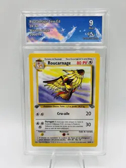 CA 9 Carte Pokemon ROUCARNAGE edition 1 JUNGLE FR 24/64 - Image 2