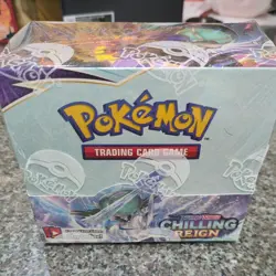 Pokemon TCG Sword & Shield CHILLING REIGN Booster Box English NEW/SEALED - Image 1
