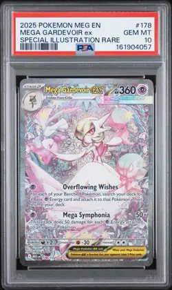 Mega Gardevoir ex 178/132 Me01: Mega Evolution Holo PSA 10 - Image 1