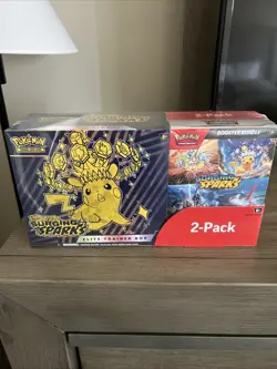 Pokemon Surging Sparks Booster Elite Trainer Box 2-pack- Rare Sealed - Image 1