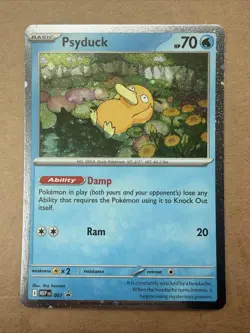 Psyduck 007 And Golduck 008 Me: Mega Evolution Promo Holo - Image 2
