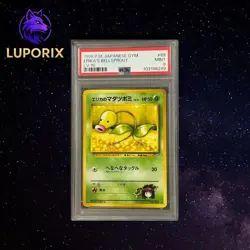 1998 Japanese Pokemon Erika’s Bellsprout 069 City Gym Deck Tamamushi PSA 9 - Image 1