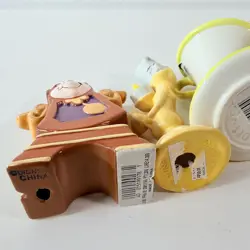 Disney Beauty And The Beast Ceramic Figurine Set Vintage Chip Lumiere Cogsworth - Image 5