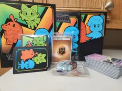 Pokemon Obsidian Flames and Paldea Evolved ETB Opened W/Bulk- No Packs No Promos - Image 2