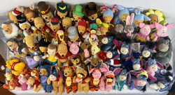 Disney Winnie the Pooh Bean Bag Plush Lot 57 Pc Many NWT 100th Anniversary - Image 1