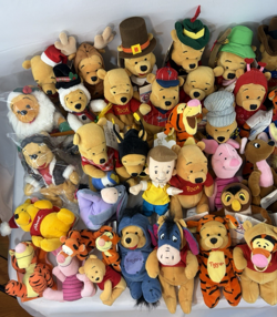 Disney Winnie the Pooh Bean Bag Plush Lot 57 Pc Many NWT 100th Anniversary - Image 2