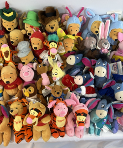 Disney Winnie the Pooh Bean Bag Plush Lot 57 Pc Many NWT 100th Anniversary - Image 3
