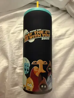 Disney Parks Star Wars May the 4th Be With You 2023 Metal 37oz Tumbler - Image 1