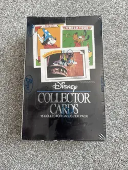 1991 Impel Disney Collector Cards Factory Sealed Box, 15 Cards Per Pack,36 Packs - Image 1