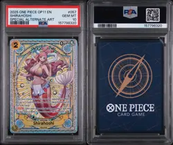 Bandai One Piece CCG Shirahoshi SP EB01-057 A Fist of Divine Speed PSA 10 - Image 3