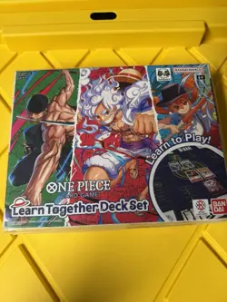 One Piece Card Game Learn Together Deck Set LD01 English Sealed - Image 1