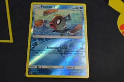 Pokemon SM Crimson Invasion REVERSE HOLO FEEBAS 26/111 NM/Mint PACK FRESH - Image 1