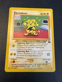Electabuzz Black Star Promo No 46 - Pokemon WOTC Trading Card NEAR MINT/MINT - Image 1