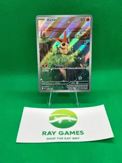 Pokemon TCG Victini 208 SV: Scarlet & Violet Promo Card Holo LP- - Image 1