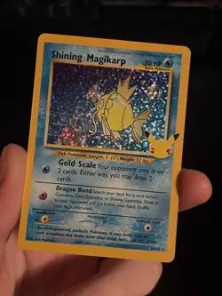 Shining Magikarp 66/64 Celebrations: Classic Collection Holo Pokemon TCG Card - Image 1