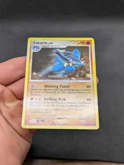 Pokemon Card Lucario POP Series 8 2/17 Holo Rare Played - Image 4