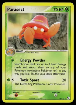 Pokemon Card FireRed & LeafGreen Parasect 43/112 Uncommon - Image 1