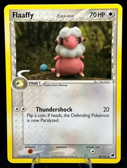 Flaaffy 30/101 NM Non Holo Cute Yuka Morii 2006 Dragon Frontiers Pokemon Card! - Image 1