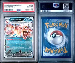 2024 POKEMON PAF EN-PALDEAN FATES #054 CHARIZARD EX PSA 10 - Image 3