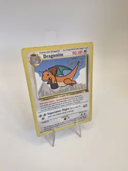 1999 Dragonite Black Star Movie Promo #5 Pokemon TCG Card WOTC MP - Image 2