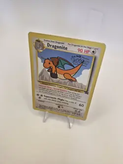 1999 Dragonite Black Star Movie Promo #5 Pokemon TCG Card WOTC MP - Image 3