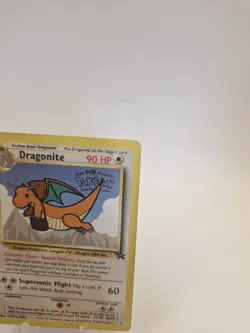 1999 Dragonite Black Star Movie Promo #5 Pokemon TCG Card WOTC MP - Image 4