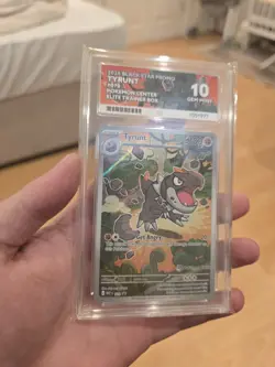 Pokemon TCG Tyrunt 070 Pokemon Center Stamped Promo ACE 10 - Image 1