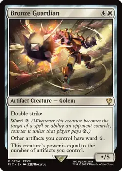 MTG Final Fantasy Commander - Bronze Guardian - Image 1